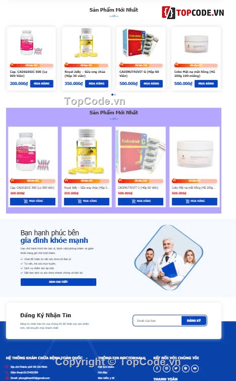 web phòng khám,phòng khám bệnh,Sharecode Website Phòng Khám Giá Rẻ